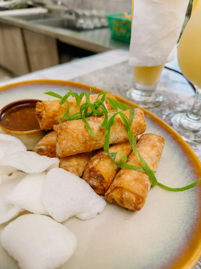 Cigare d'agneau aux herbes fraîches - Restaurant Ty Kozh Redon